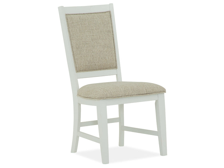 Heron Cove Chalk White And Dovetail Grey Upholstered Side Chair - Set of 2 - D4400-65