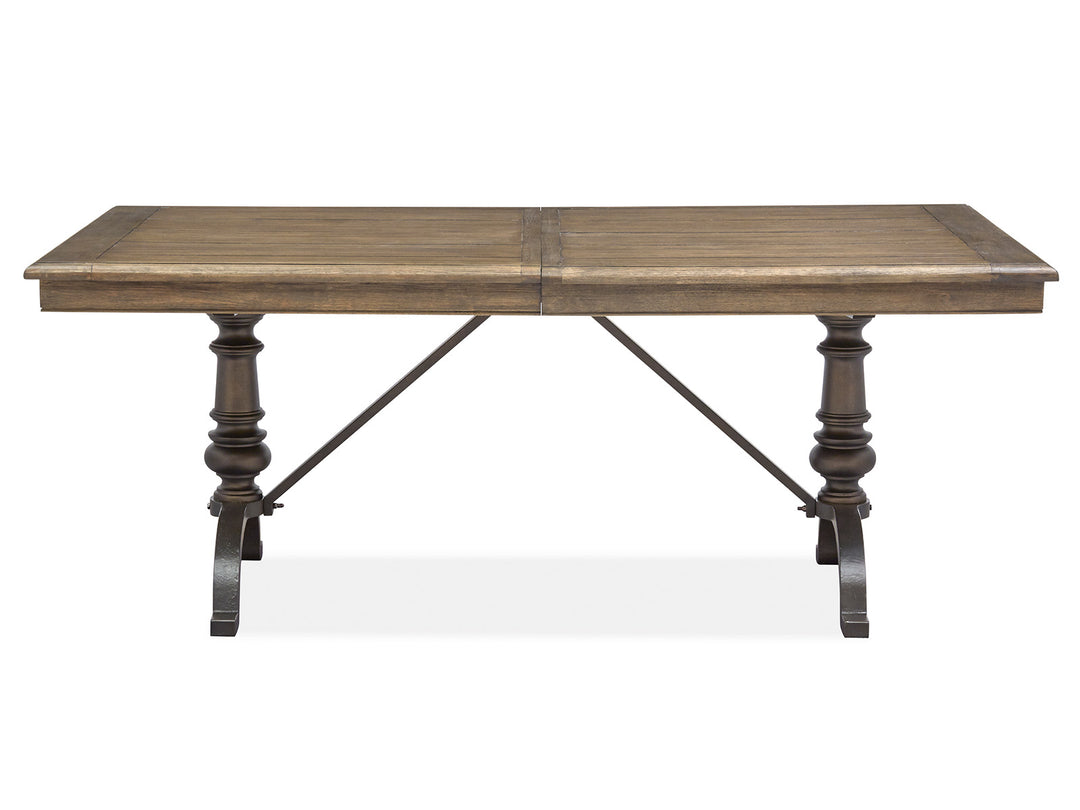 Roxbury Manor Homestead Brown Extendable Rectangular Dining Table - D5011-20