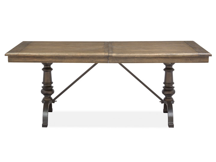 Roxbury Manor Homestead Brown Extendable Rectangular Dining Table - D5011-20