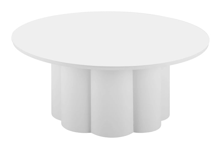 Palmier Coffee Table White - AmericanHomeFurniture