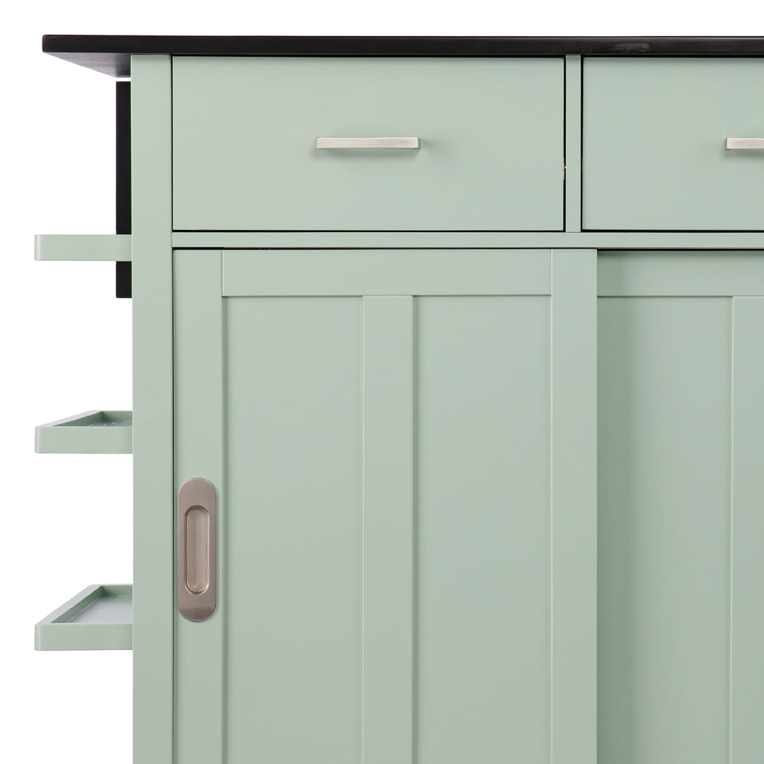 American Home Furniture | SEI Furniture - Ollerton Freestanding Kitchen Island