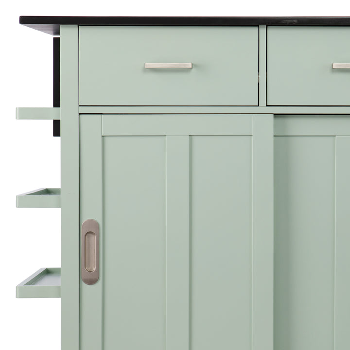 American Home Furniture | SEI Furniture - Ollerton Freestanding Kitchen Island