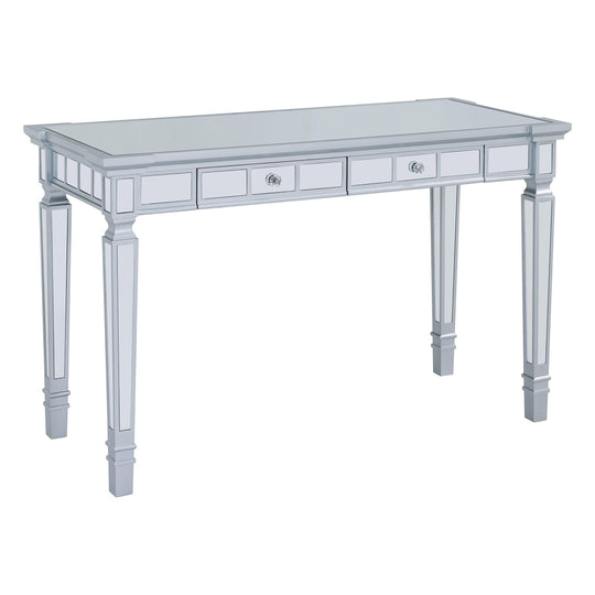 SEI Furniture Glenview Glam Mirrored Writing Desk w/ Drawers DESKS