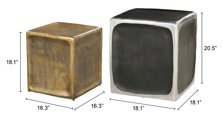 Brics Side Table Set (2-Piece) Multicolor - 110155