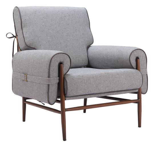 Zuo Klem Accent Chair Gray ACCENT + LOUNGE CHAIRS