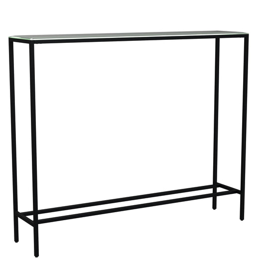 SEI Furniture Darrin Mini Console Table - Black CONSOLE TABLES