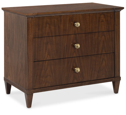 American Home Furniture Hooker Furniture Archives Three-Drawer Nightstand
