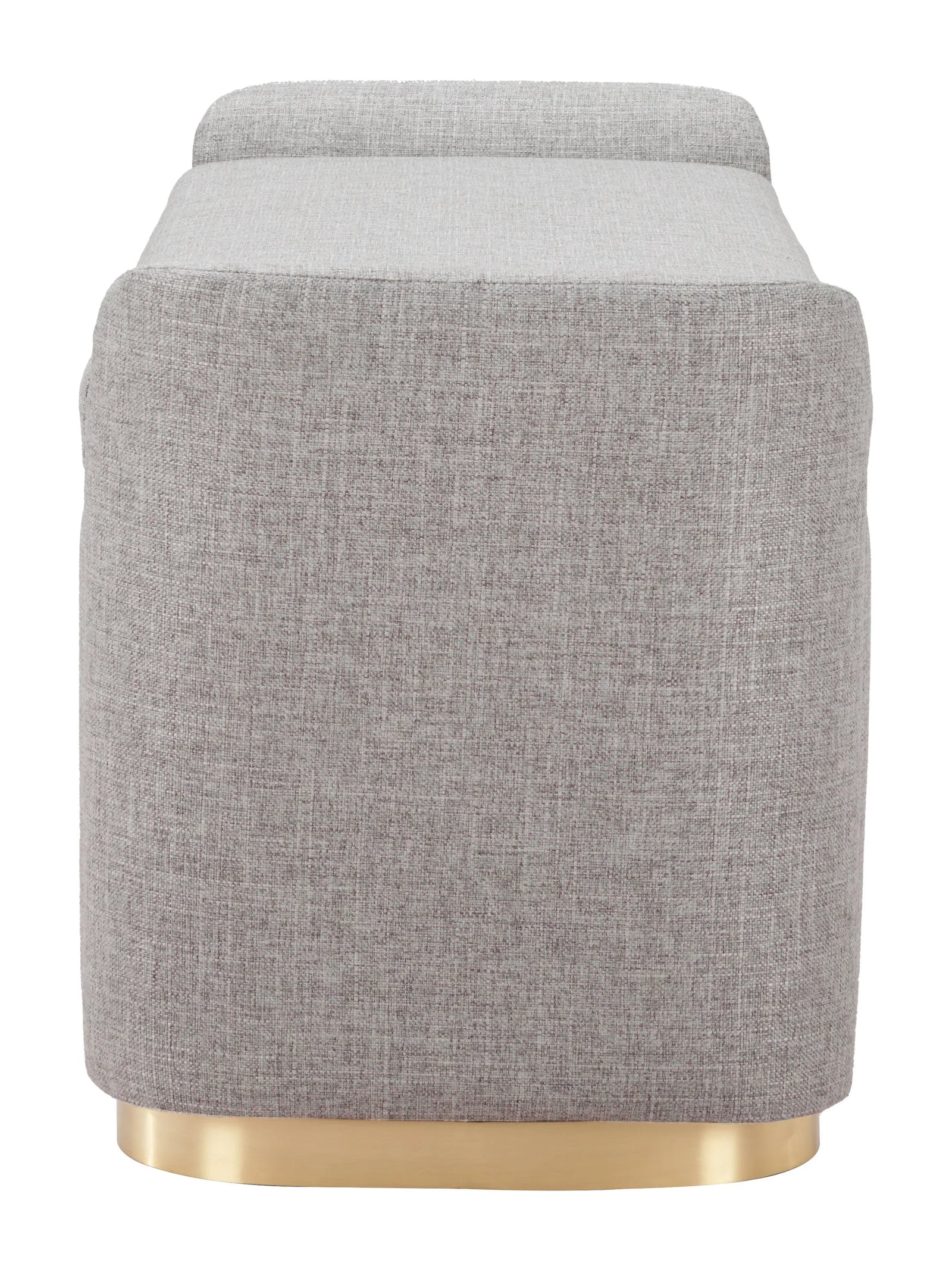 Zuo Dobo Storage Bench Gray BENCHES