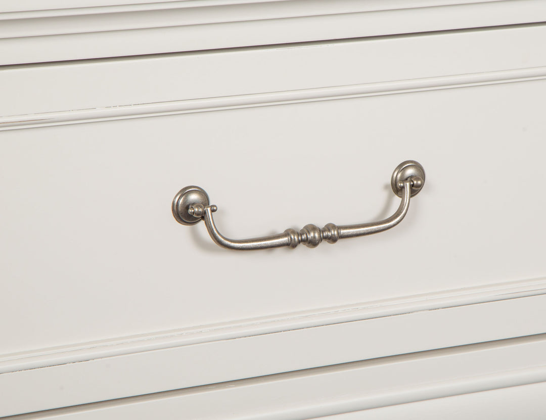 Willowbrook Egg Shell White King Panel Storage Bed - B5324-64A