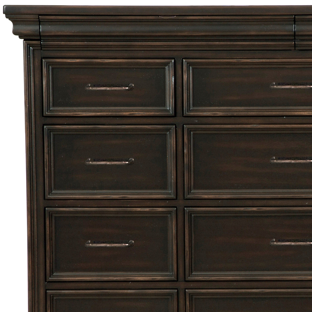 Caldwell Smoked Molasses 17 Drawer Master Chest - P012127