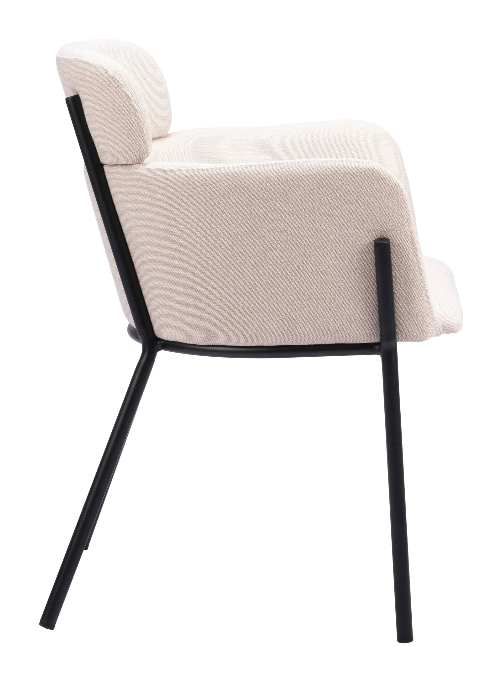 Zuo Bremor Dining Chair (Set of 2) Beige DINING CHAIRS