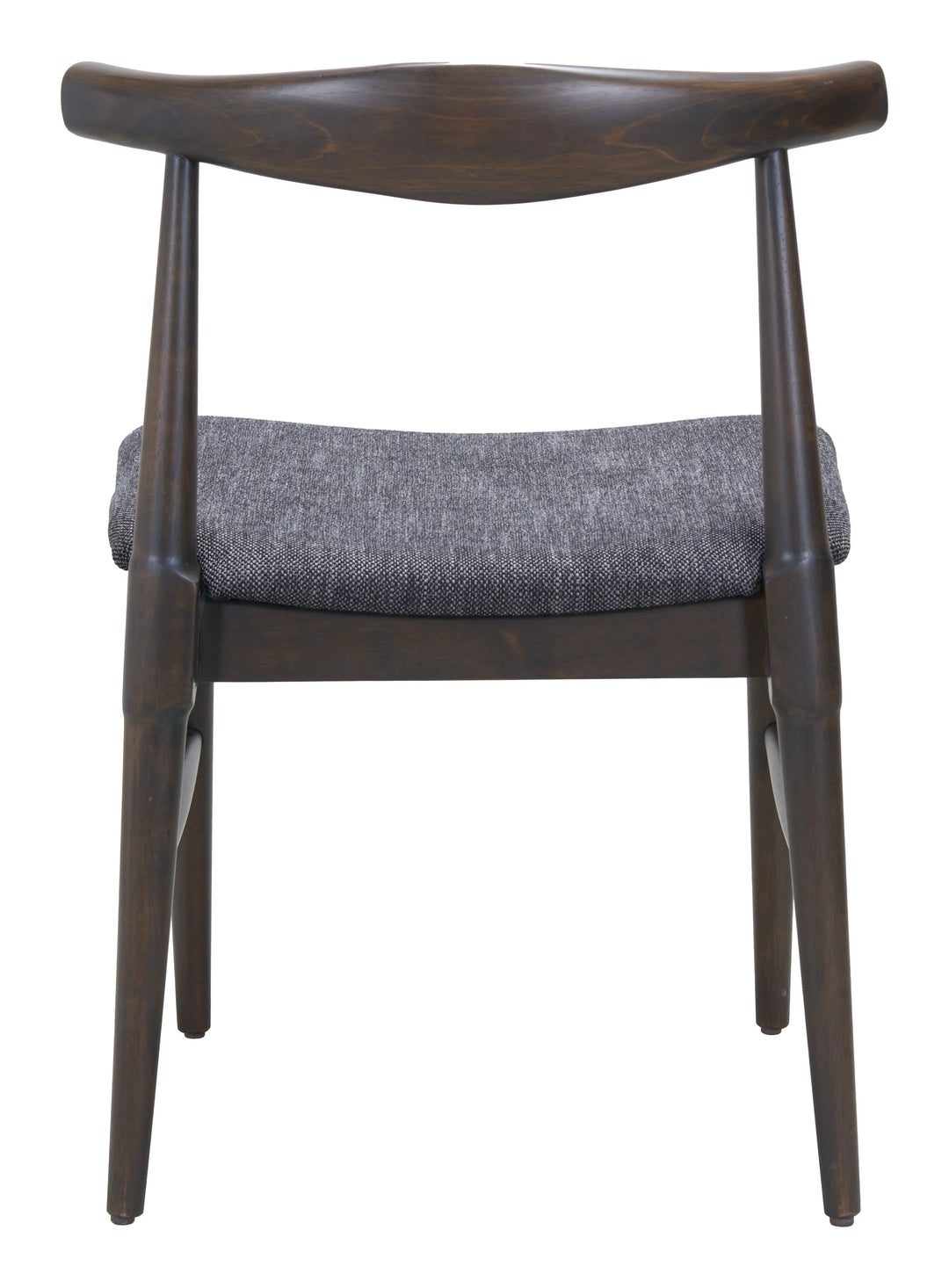 Tuzka Dining Chair (Set of 2) Gray & Espresso - AmericanHomeFurniture