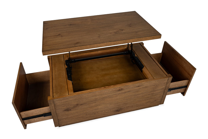 Marcel Brown Lift Top Storage Cocktail Table - T6378-50