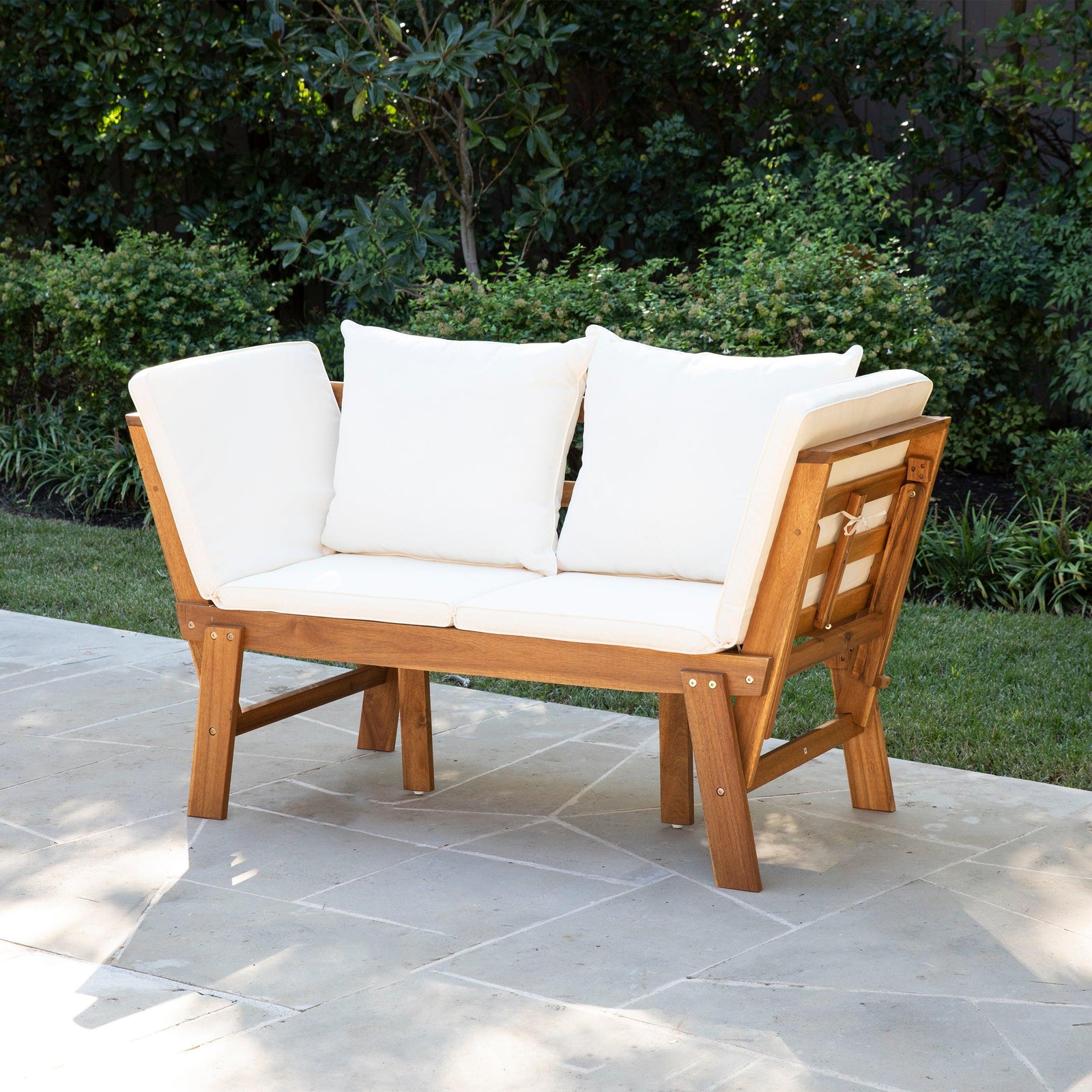 SEI Furniture Holly & Martin Dolavon Outdoor Convertible Lounge Chair OUTDOOR CHAISE LOUNGES