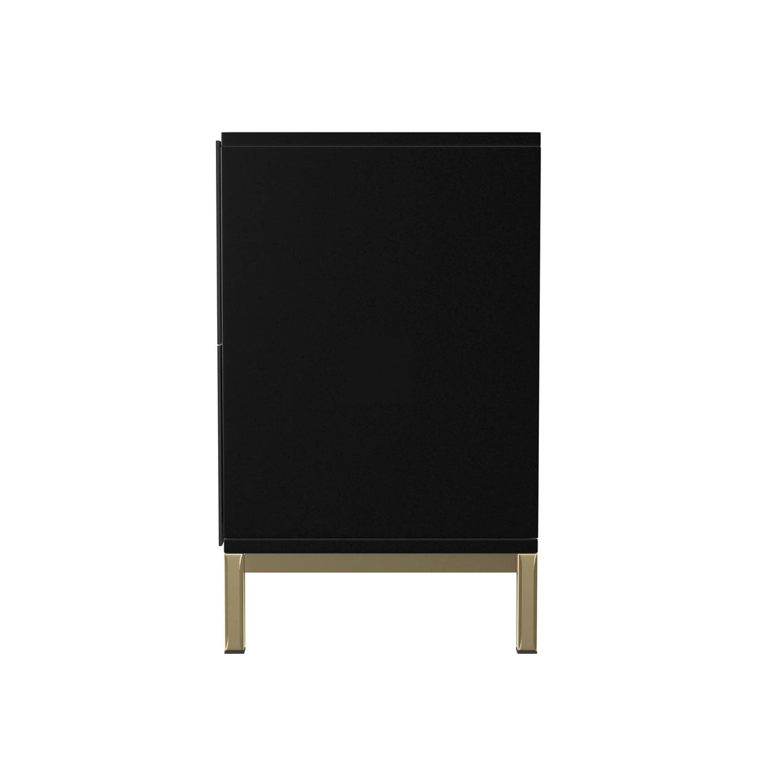 Gramdlynn Two-Door Accent Cabinet - Black - AmericanHomeFurniture