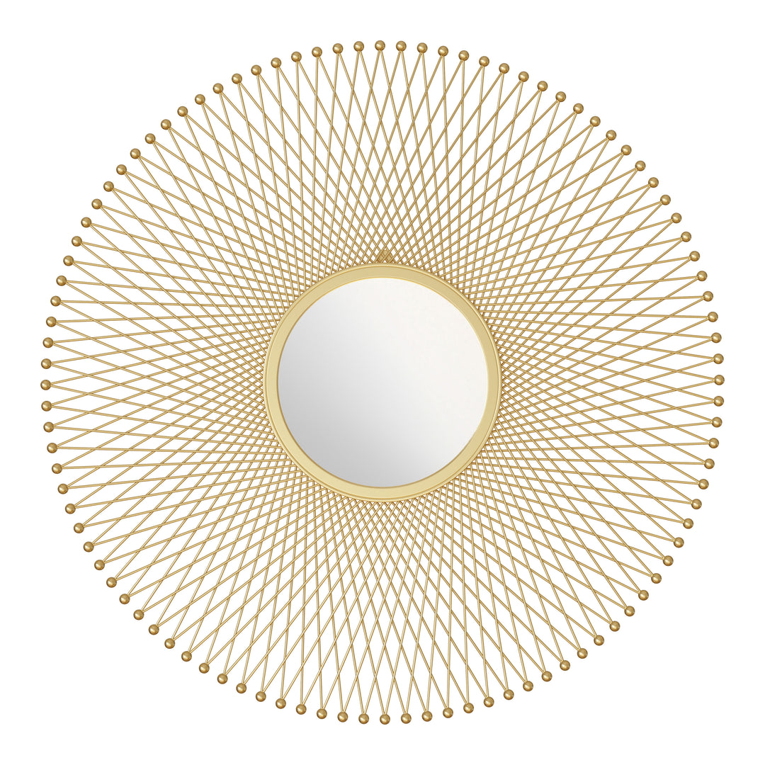 Glow Round Mirror Gold - A12214