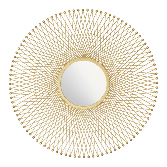 Glow Round Mirror Gold - A12214