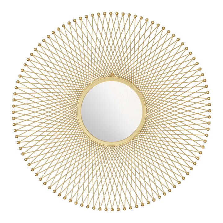 Glow Round Mirror Gold - A12214
