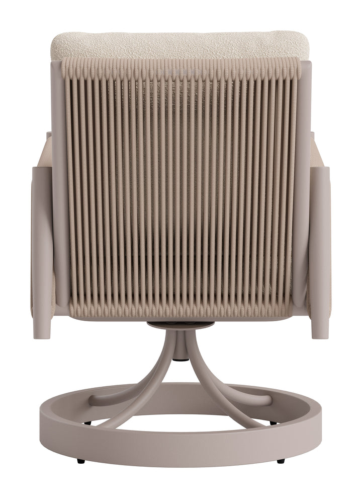 Rivan Swivel Dining Chair Beige