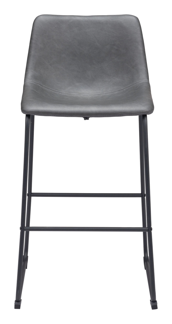 Smart Barstool (Set of 2) Charcoal - AmericanHomeFurniture