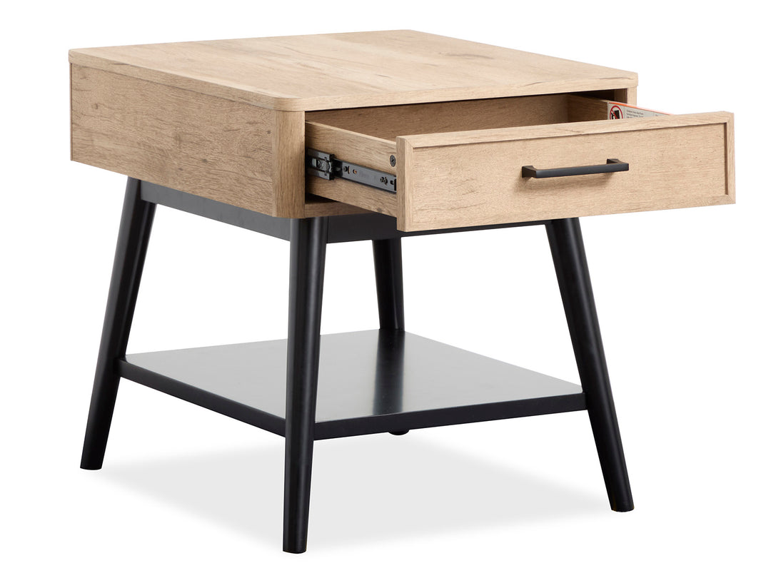 Fletcher Driftwood Rectangular End Table - T5864-03