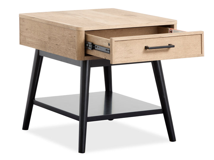 Fletcher Driftwood Rectangular End Table - T5864-03