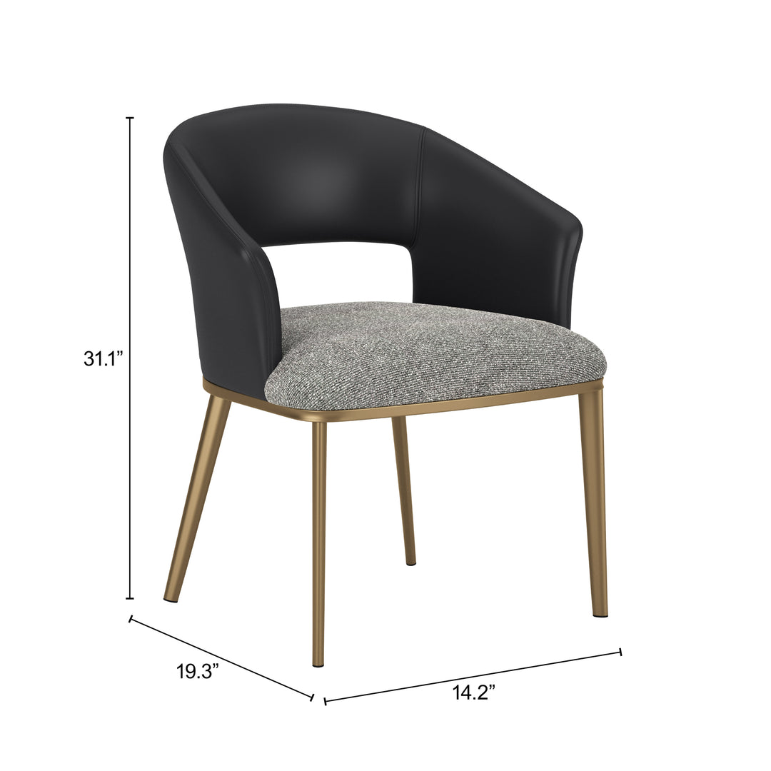 Edmond Dining Chair Gray - 111289