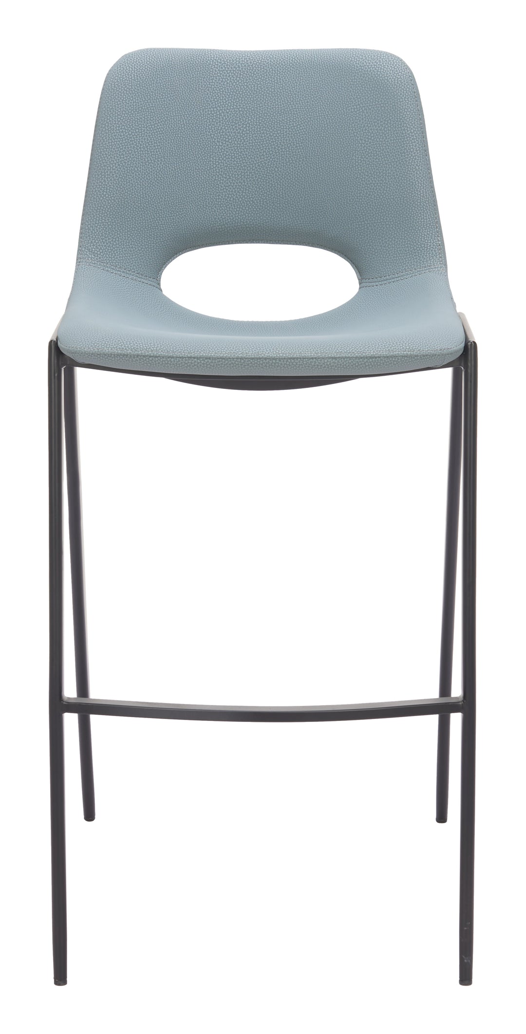 Desi Armless Barstool (Set of 2) Azure Gray - 110829