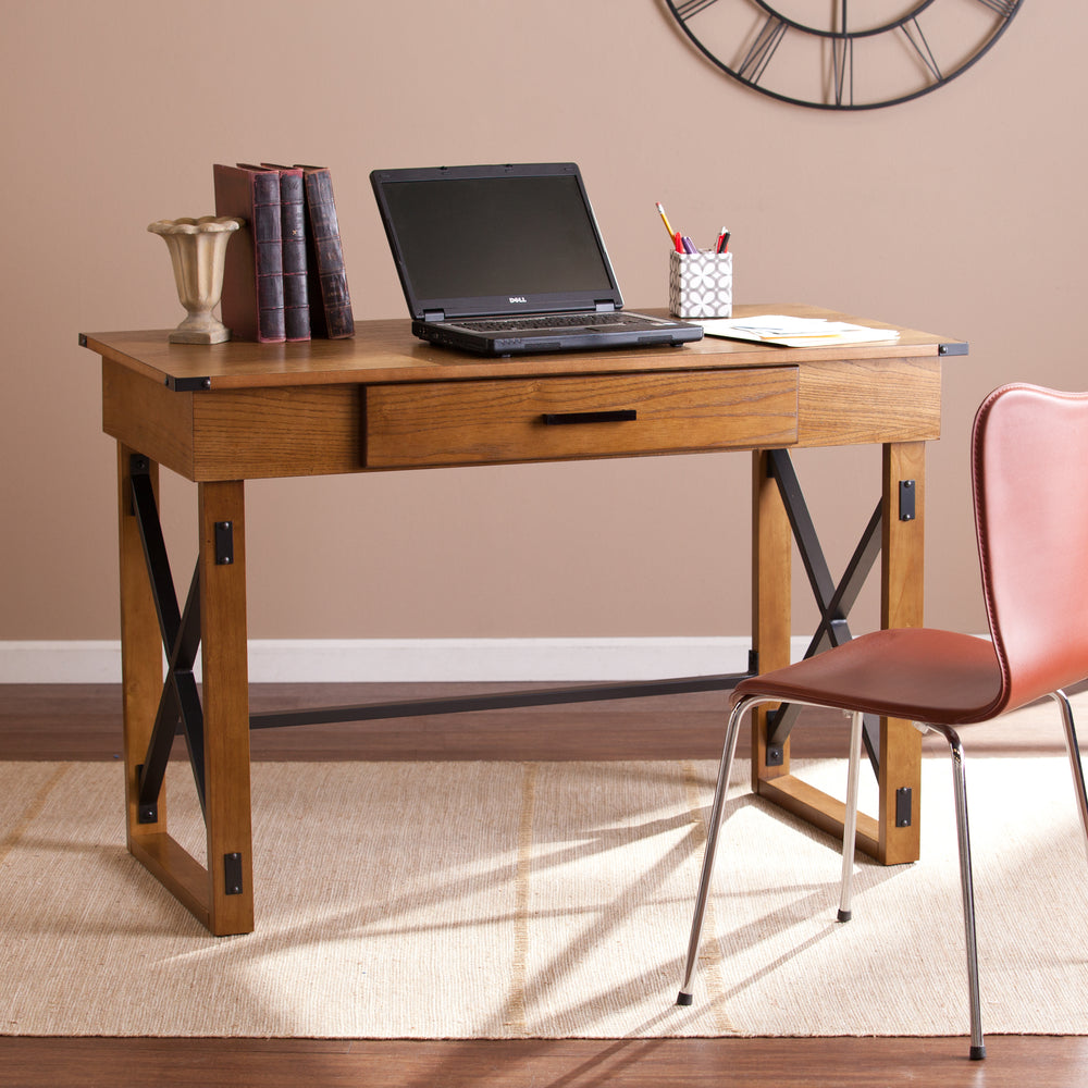 American Home Furniture | SEI Furniture - Canton Adjustable Height Desk