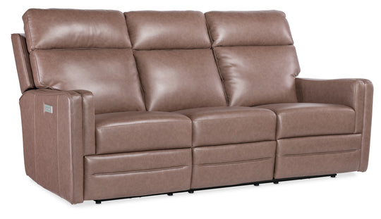 American Home Furniture Hooker Furniture Twain Zero Gravity Power Sofa w/Power Headrest and Lumbar