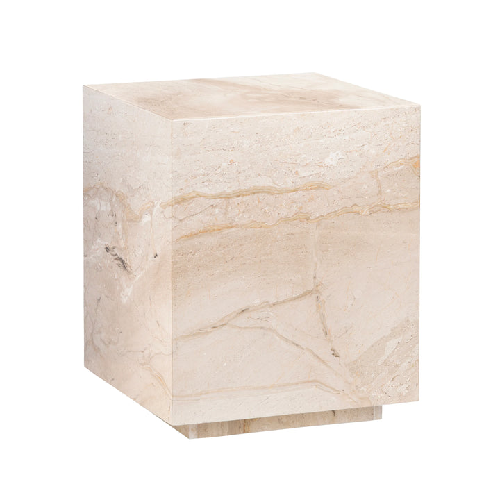 Florence Dyna Marble End Table - AmericanHomeFurniture