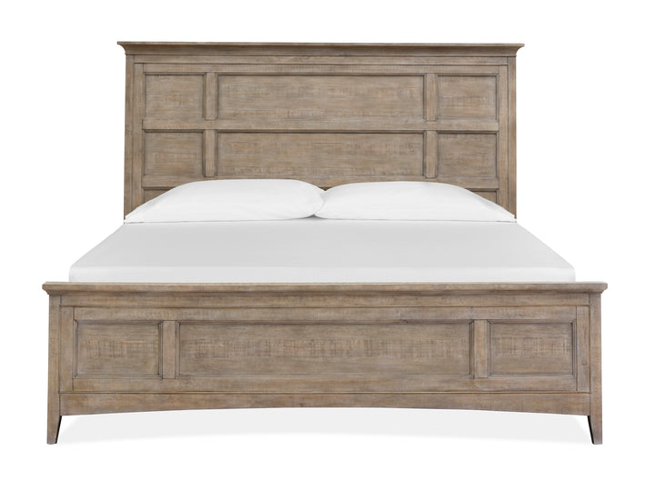 Paxton Place Dovetail Grey Queen Panel Bed - B4805-54