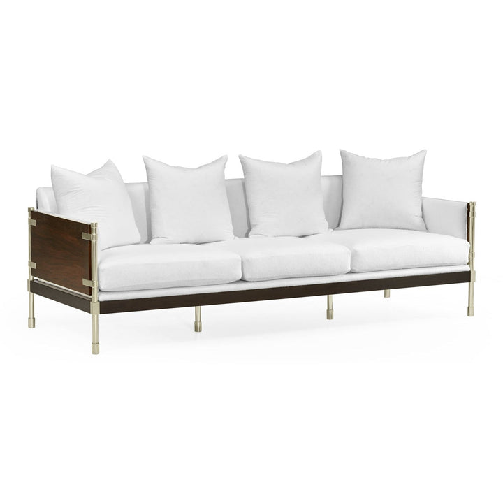 Campaign Rosewood Sofa - Jonathan Charles - AmericanHomeFurniture