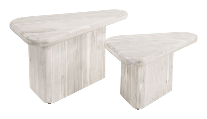 Navidic Coffee Table Set (2-Piece) Whitewashed - 109872