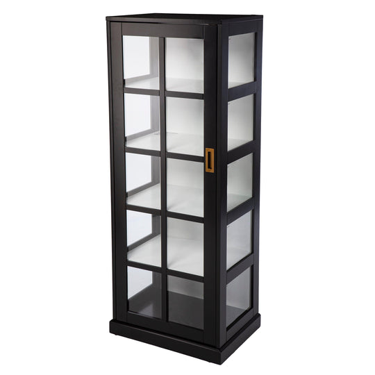 SEI Furniture Burland Tall Curio Cabinet CABINETS