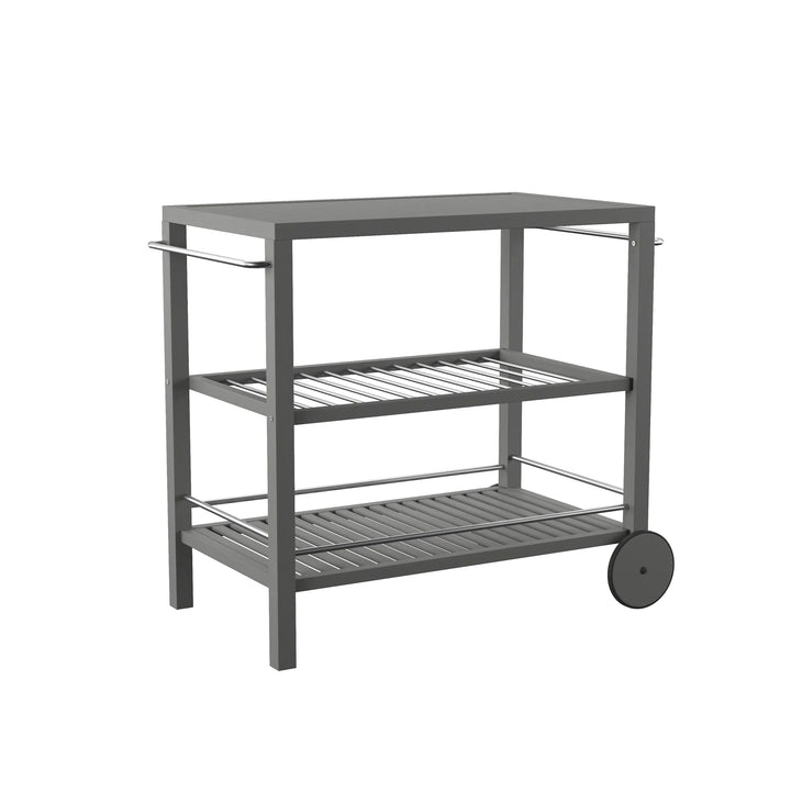Bajarno Outdoor Bar Cart - AmericanHomeFurniture