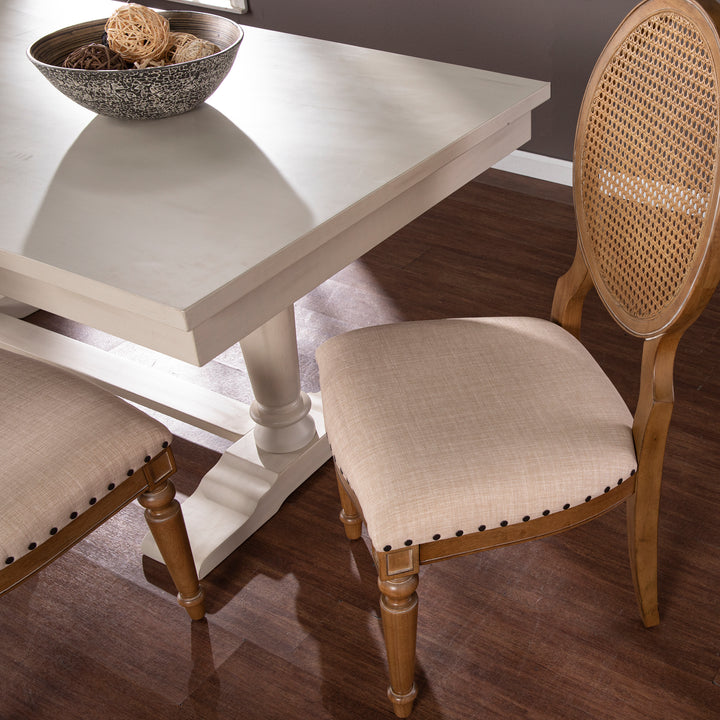 American Home Furniture | SEI Furniture - Kippview Upholstered Dining Chairs – 2pc Set