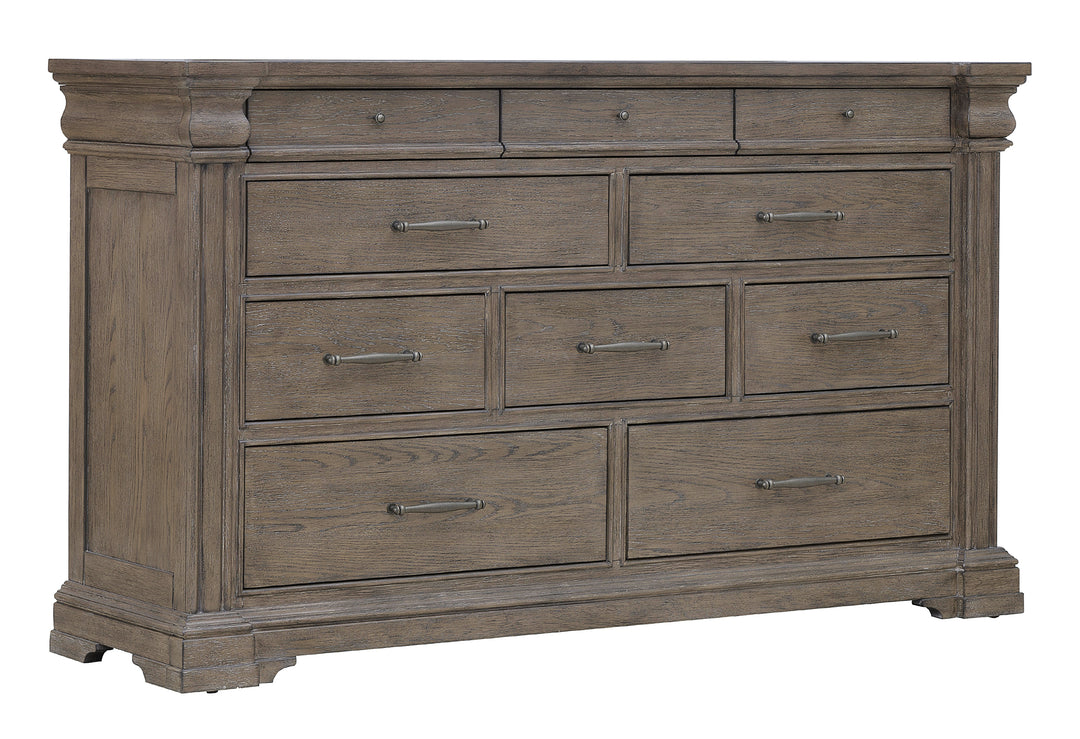 Madison Ridge Natural Bark 10 Drawer Dresser - P413100