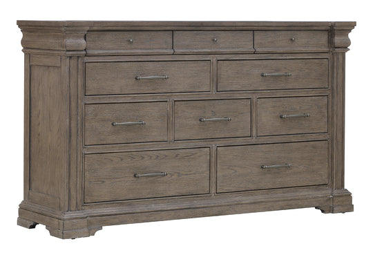 Madison Ridge Natural Bark 10 Drawer Dresser - P413100