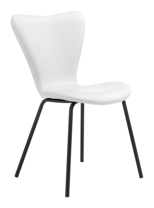 Zuo Torlo Dining Chair (Set of 2) White DINING CHAIRS