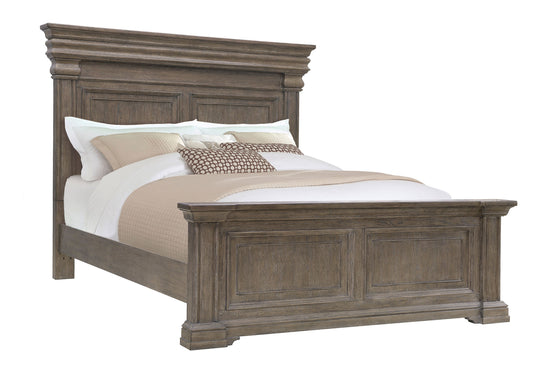Madison Ridge Natural Bark California King Panel Bed - P413-BR-K5