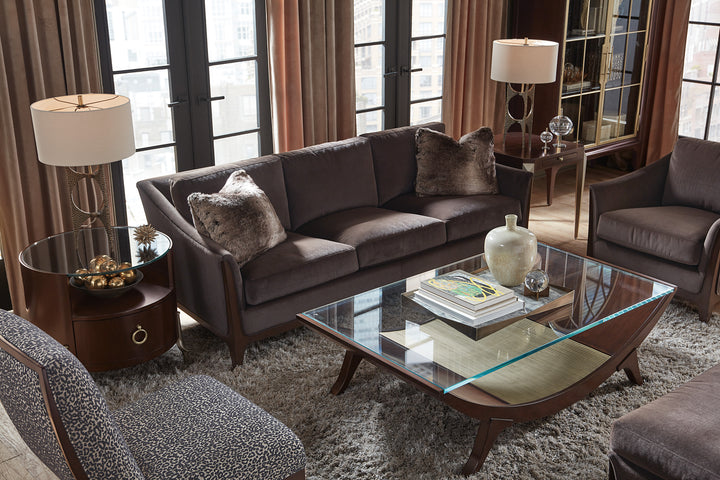 American Home Furniture | Hooker Furniture - Sophia Sofa - Brown