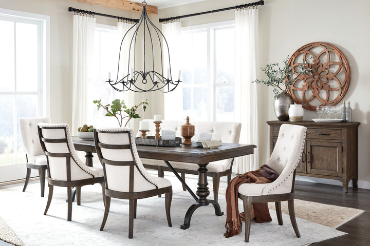 Roxbury Manor Homestead Brown Extendable Rectangular Dining Table - D5011-20