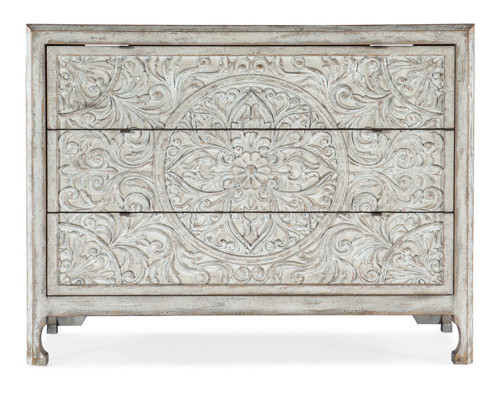 American Home Furniture Hooker Furniture La Grange Lockhart Three-Drawer Accent Chest