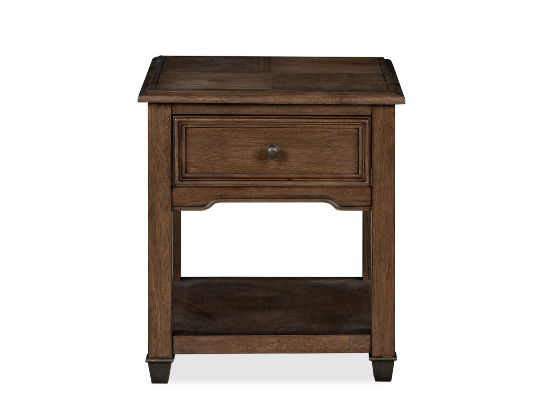 Cormac Brown Rectangular End Table - T6589-03