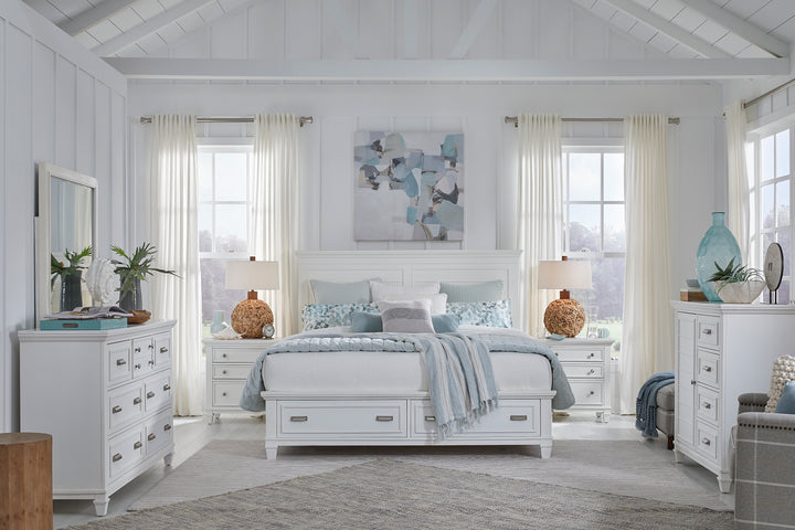 Charleston White Dove White Door Chest - B5611-13WH