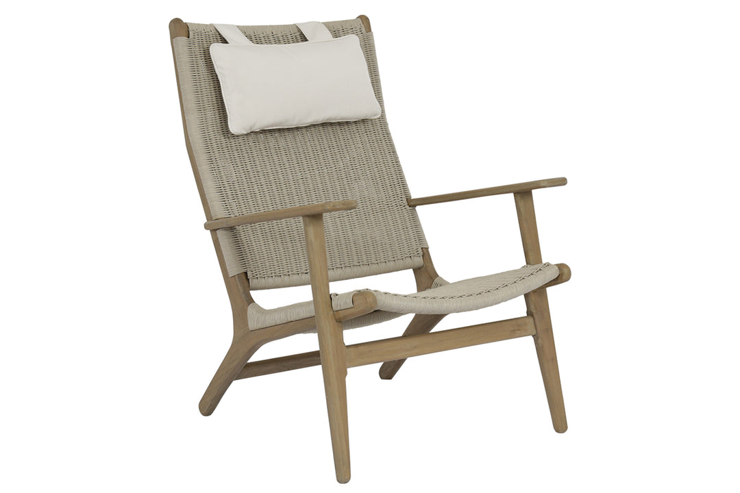 American Home Furniture | Sunset West - Coastal Teak Cushionless Highback Chair