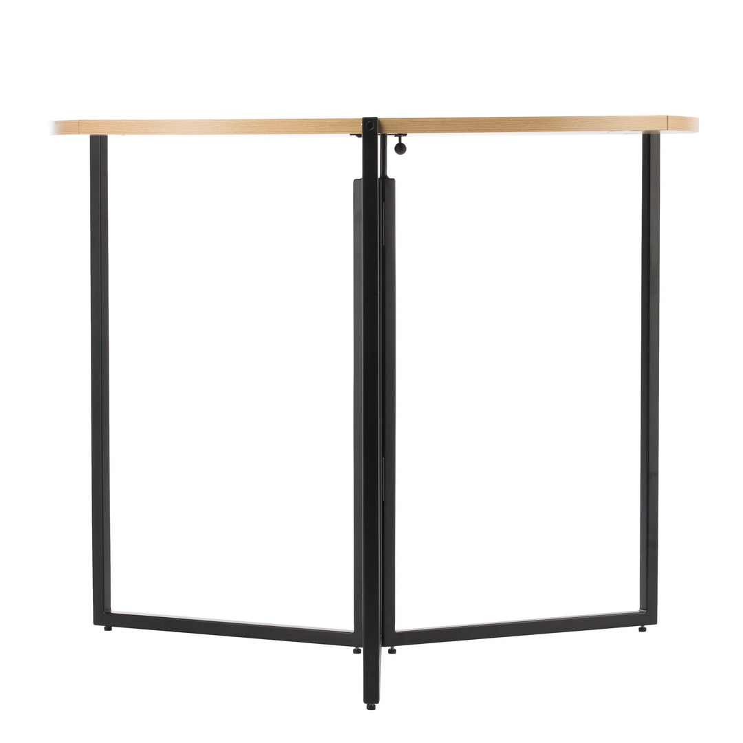 Ladston Round Folding Dining Table - AmericanHomeFurniture