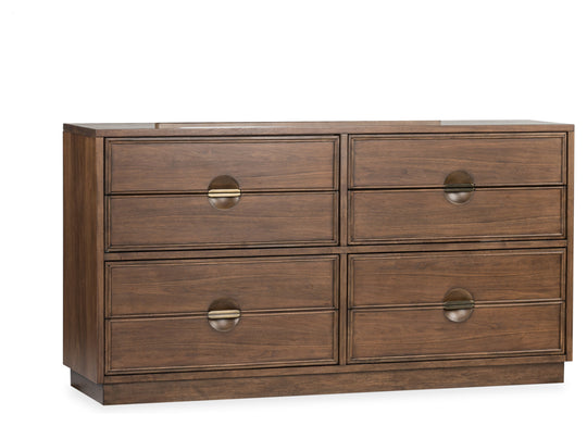 Selena Brown Double Drawer Dresser - B6607-22