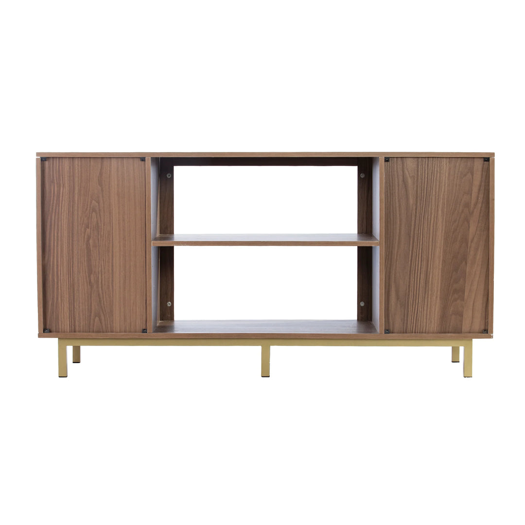 Yorkville Media Console w/ Storage - AmericanHomeFurniture